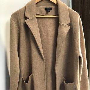 J Crew sweater blazer, khaki, size XL